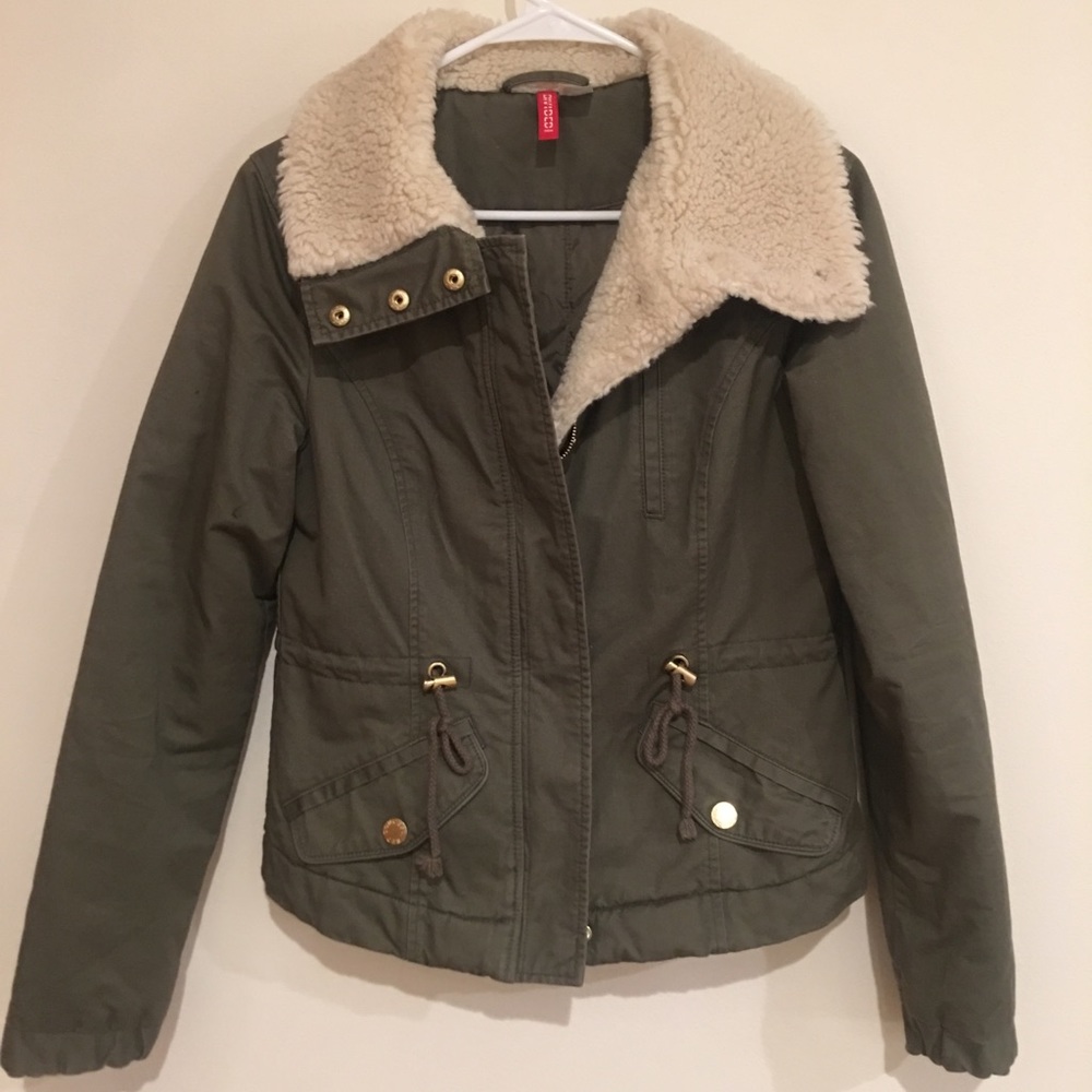 Army green Bomber jacket